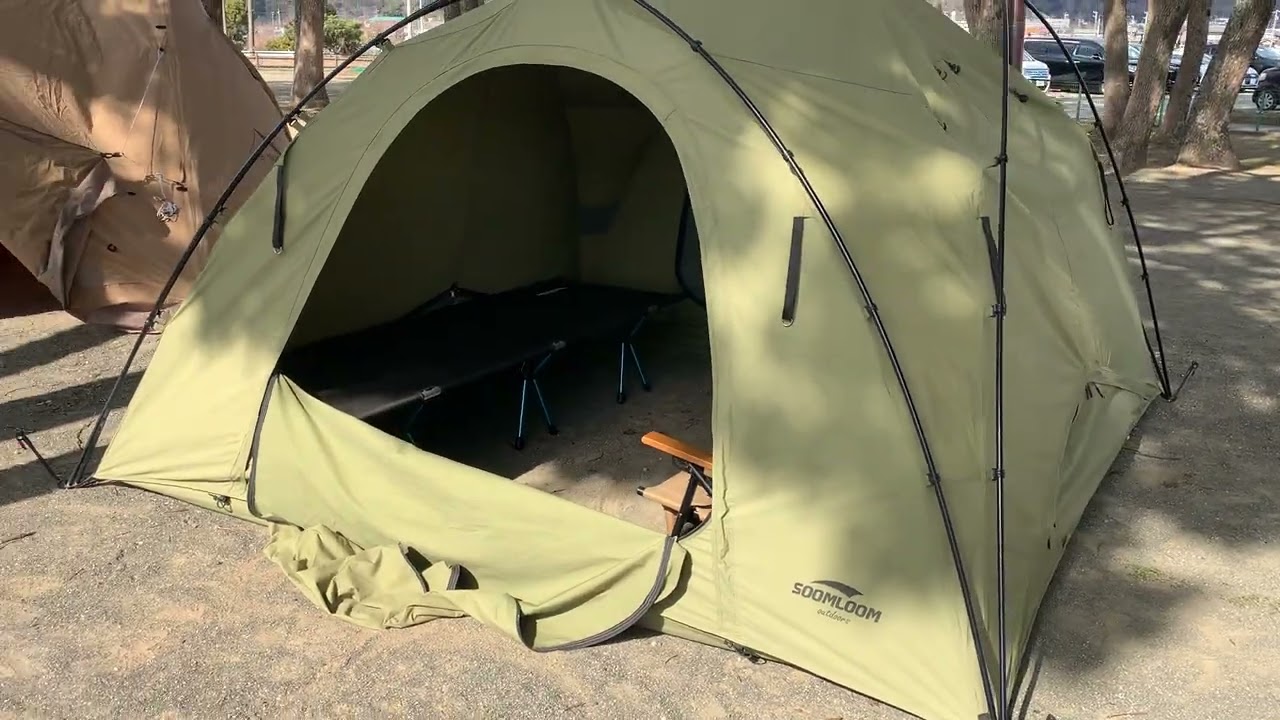 コンフォートソロとスームルームバイキング試し張り　その2