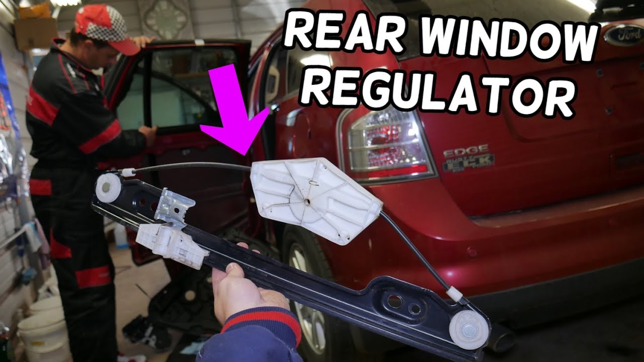 REAR WINDOW REGULATOR REPLACEMENT REMOVAL FORD EDGE, LINCOLN MKX