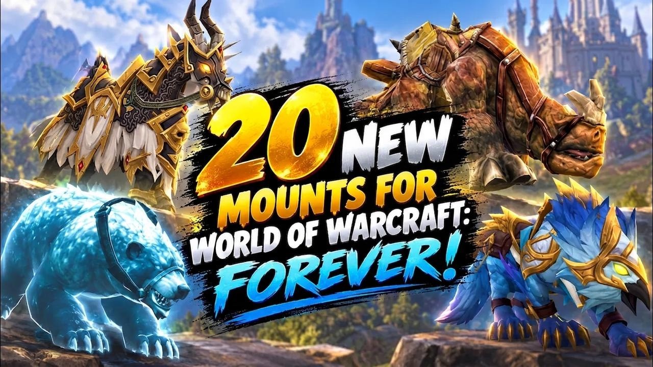 Kodos, Bears & More: 20 Awesome New Mounts Found in WoW: Forever!
