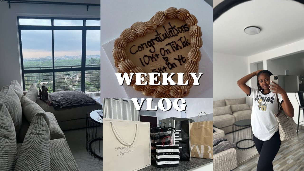 WEEKLY VLOG//NEW COUCH🌸//CLEANING//SLOW LIVING//5k SUBS