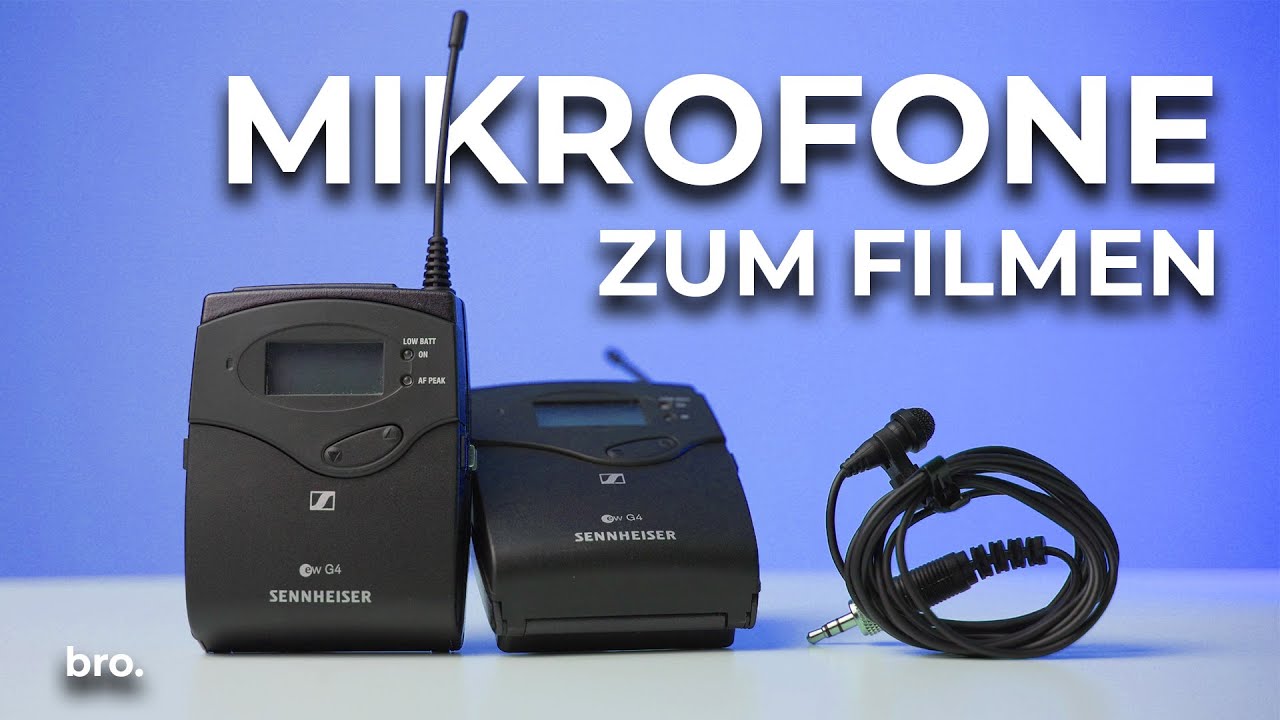 Das beste Mikrofon zum Filmen - Audiozubehör für Videos | Der Broduction Videografie Kurs | Teil 3