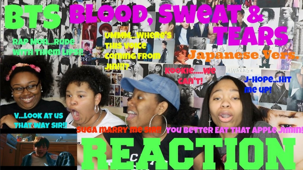 BTS BlOOD SWEAT & TEARS JAPANESE Version REACTION [WOAH!]