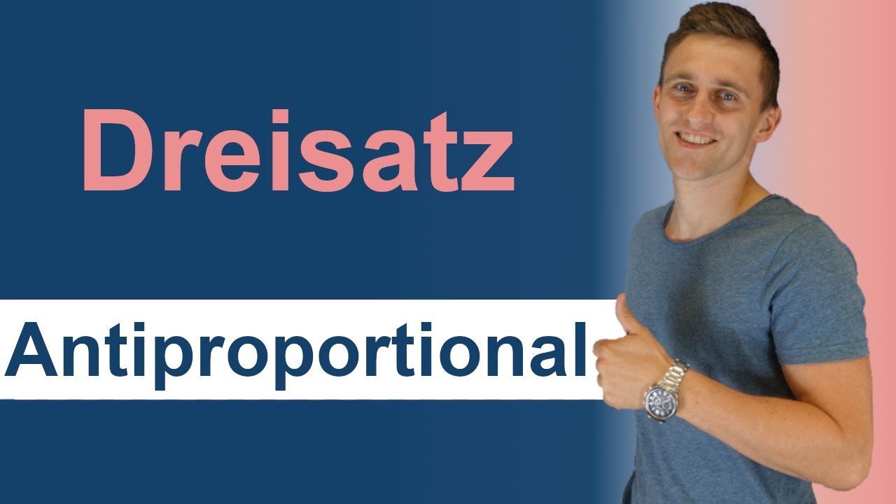 Antiproportionaler Dreisatz leicht und schnell erklärt - Inklusive Aufgabe mit Lösung | LehrerBros