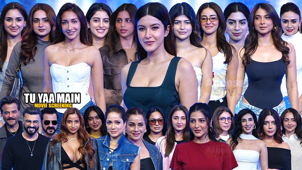 UNCUT | Tu Yaa Main Movie Screening | Shanaya Kapoor,Adarsh Gourav,Parul,Ananya,Suhana Khan,Khushi