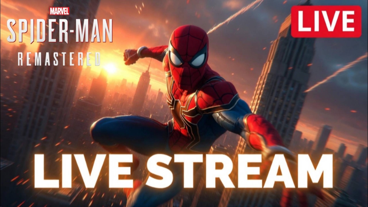 Spider-Man 🕷️ Remastered : The Ultimate QD-OLED 2K Experience | RTX 5060ti16gb Ultra Graphics (Live)