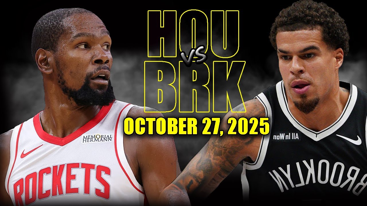 Houston Rockets vs Brooklyn Nets Full Game Highlights - October 27, 2025 | NBA Season