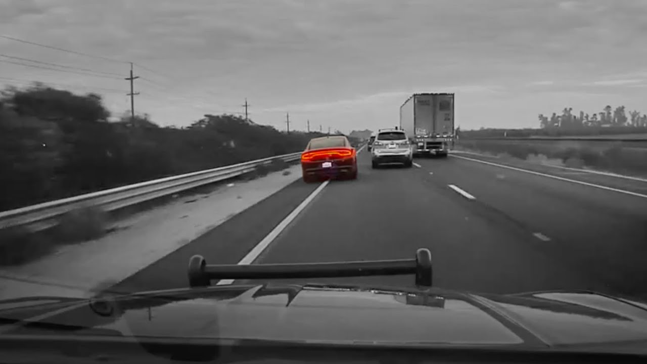 Reckless V6 Dodge Charger struggles to evade California Highway Patrol! 120+ mph