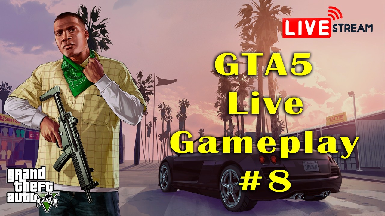 GTAV / GTA5 live stream Part-8 #gtalive #gtav  #rapidstartgaming