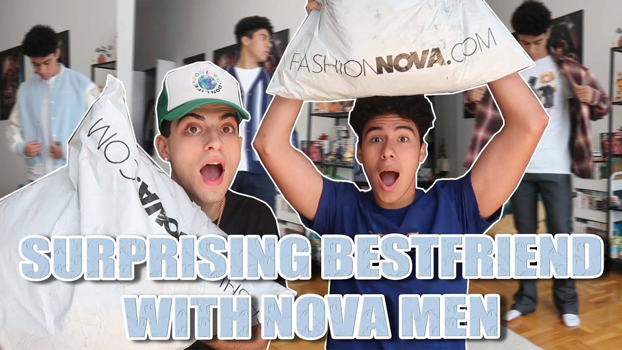 SURPRISING BESTFRIEND WITH A NEW WARDROBE FROM NOVA MEN ‼️