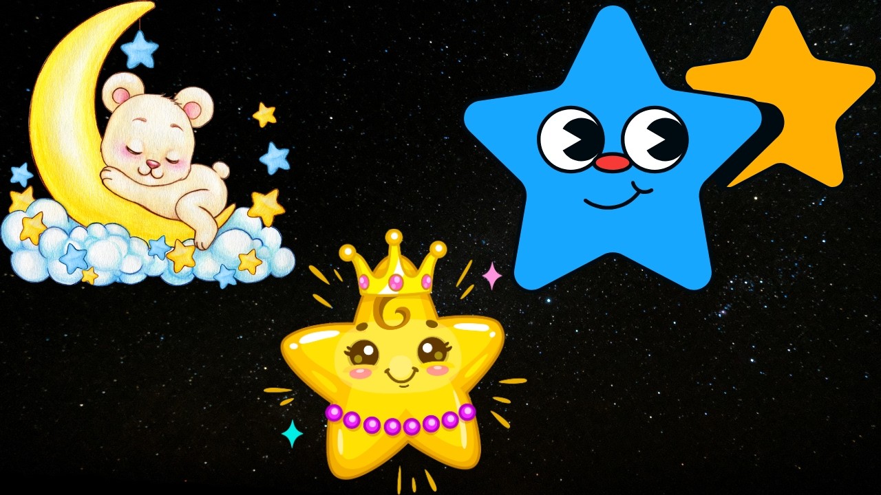 Twinkle Twinkle Little Star 🌙✨ | Gentle Nighttime Lullaby for Babies | Soothing Nursery Rhyme