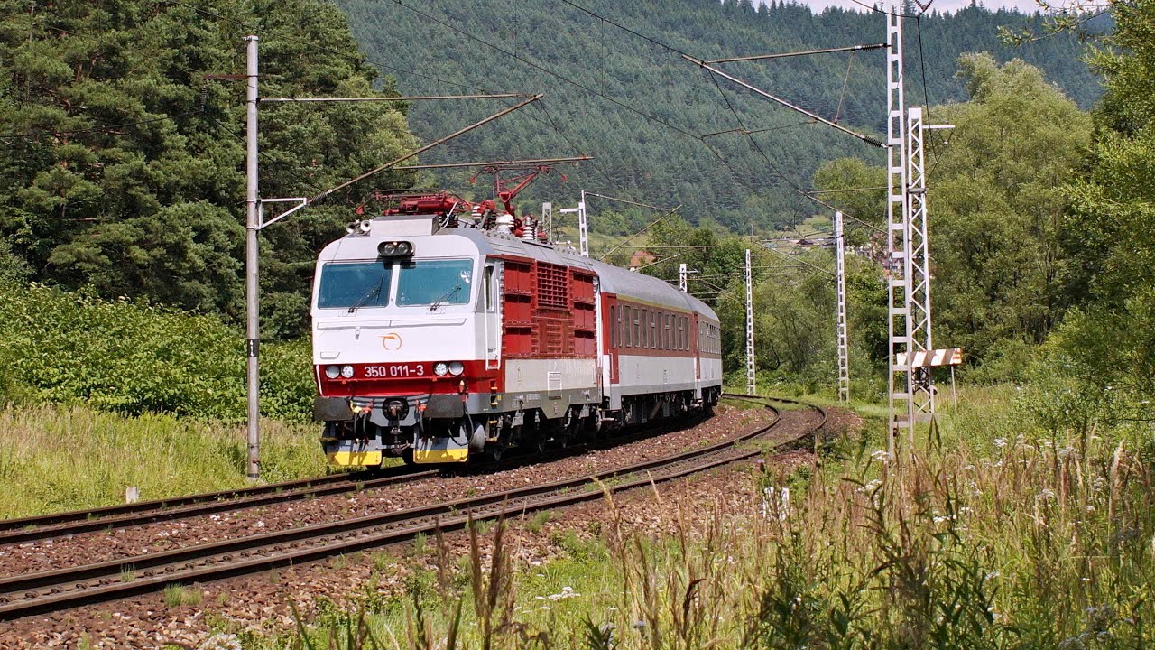 Vlaky Slovensko - ZSSK 350.011 R 608 Spišan, Švošov
