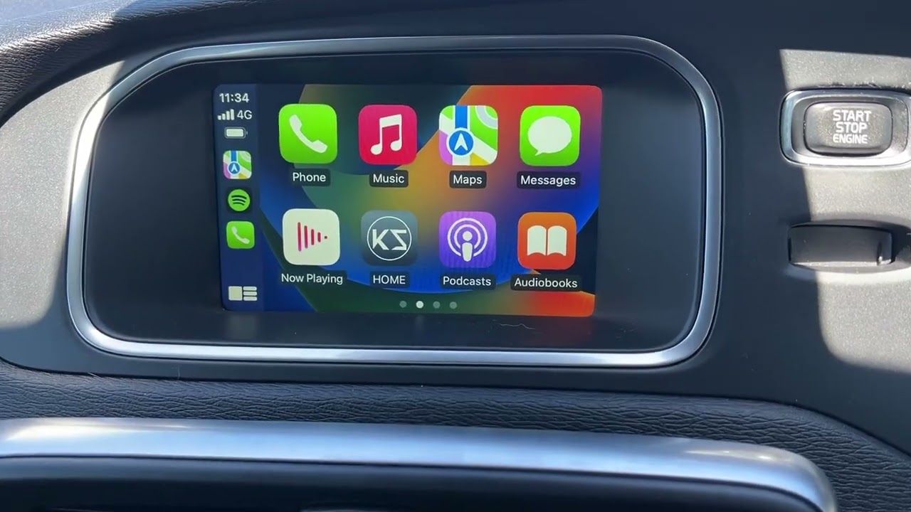 Volvo V40 Apple CarPlay и Android Auto