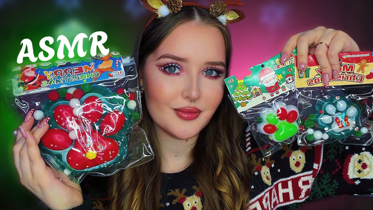 ASMR🐾НОВОГОДНИЕ ЛАПКИ🐱🎄тапаем по новогоднему❄️🐾 New Year's paws antistress