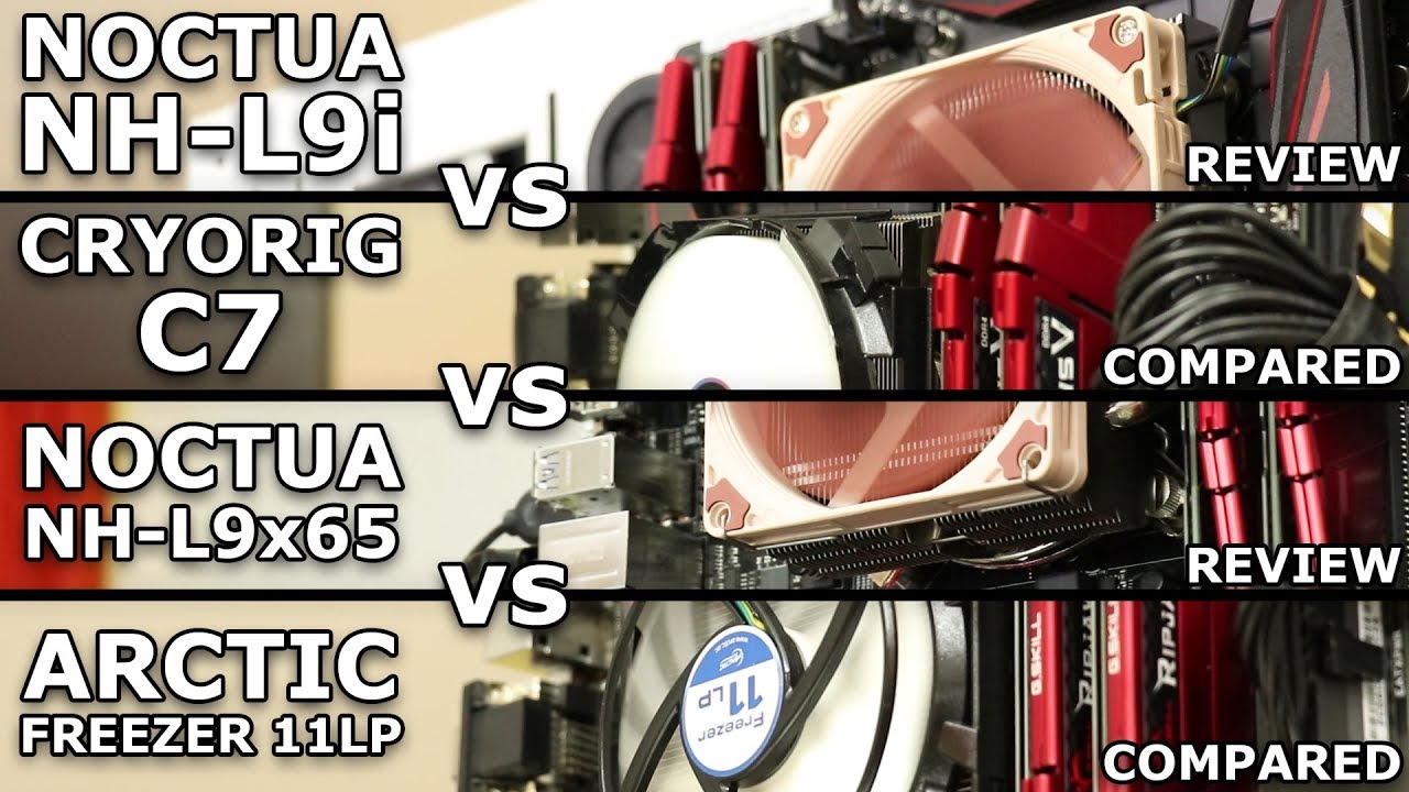 Low Profile Cooler Showdown - NH-L9i vs C7 vs NH-L9x65 vs 11LP
