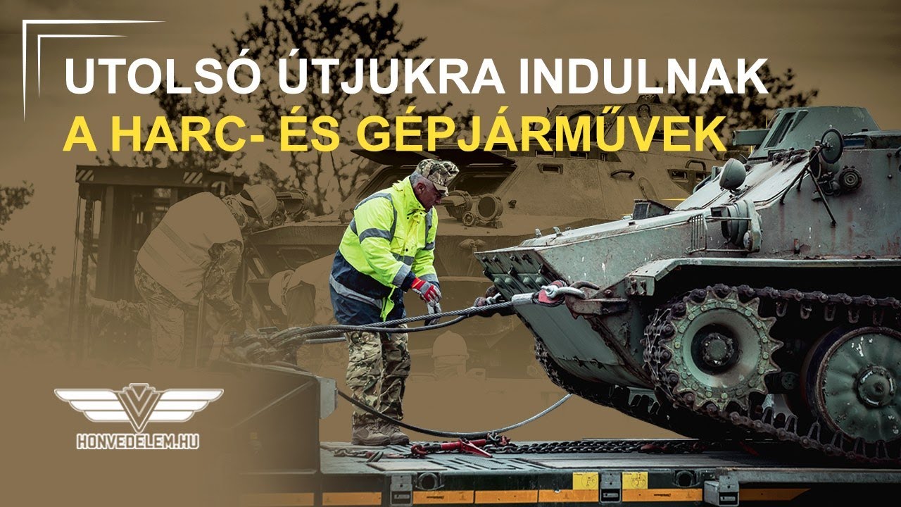 Utolsó útjukra indulnak a harc- és gépjárművek