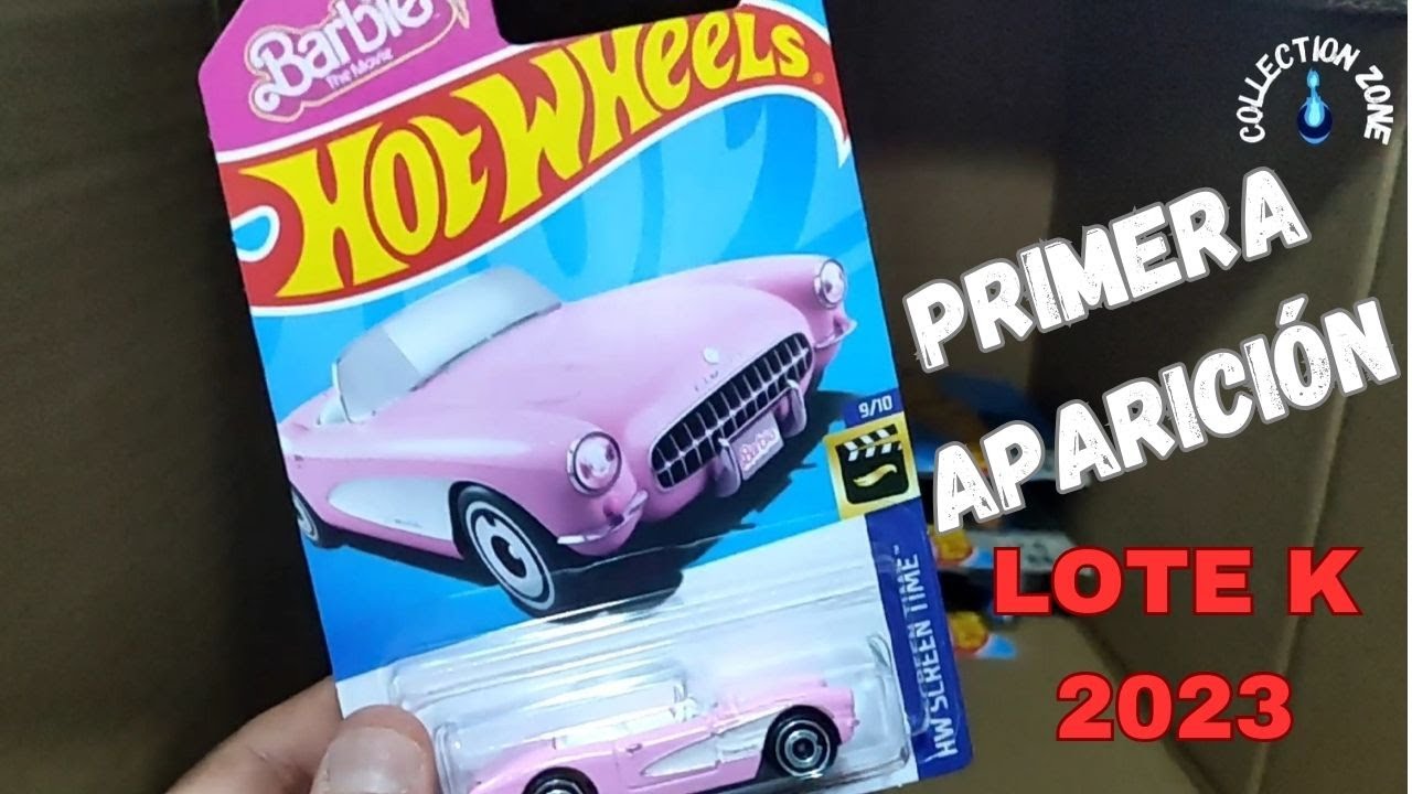 Hot Wheels Caja K 2023 / Barbie Corvette, Toyota Supra, Porsche 911