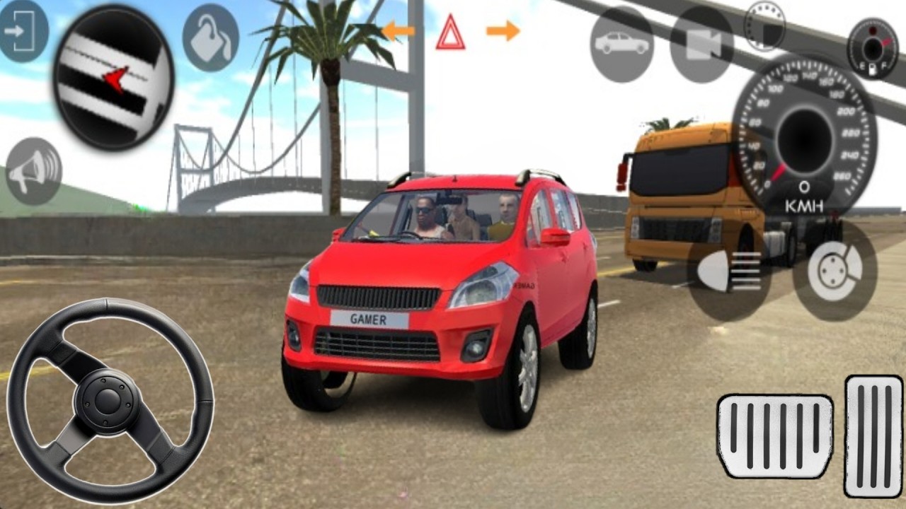 Indian Car Simulator - New Red Artiqa Driving City Road Gameplay 🚧 Car Driving Simulator 3d 🚗
