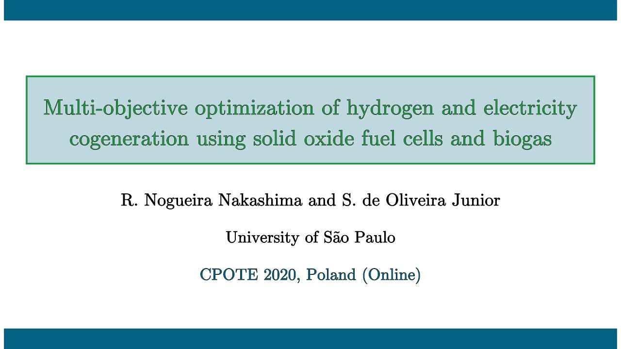 Multi-objective optimization of hydrogen and electricity cogeneration using s SOFCs and biogas