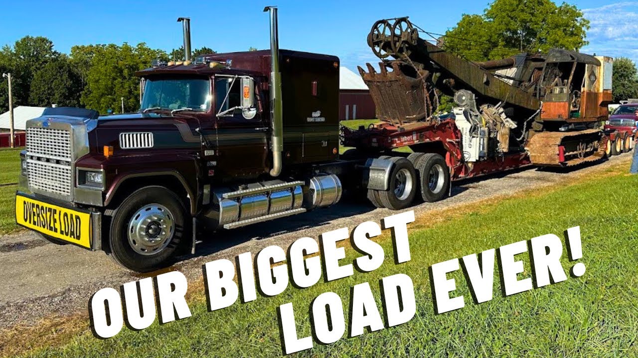 Biggest load we’ve ever hauled!! | Heavy Hauling with the Beam Trailer | Moving a Lima 604 Shovel
