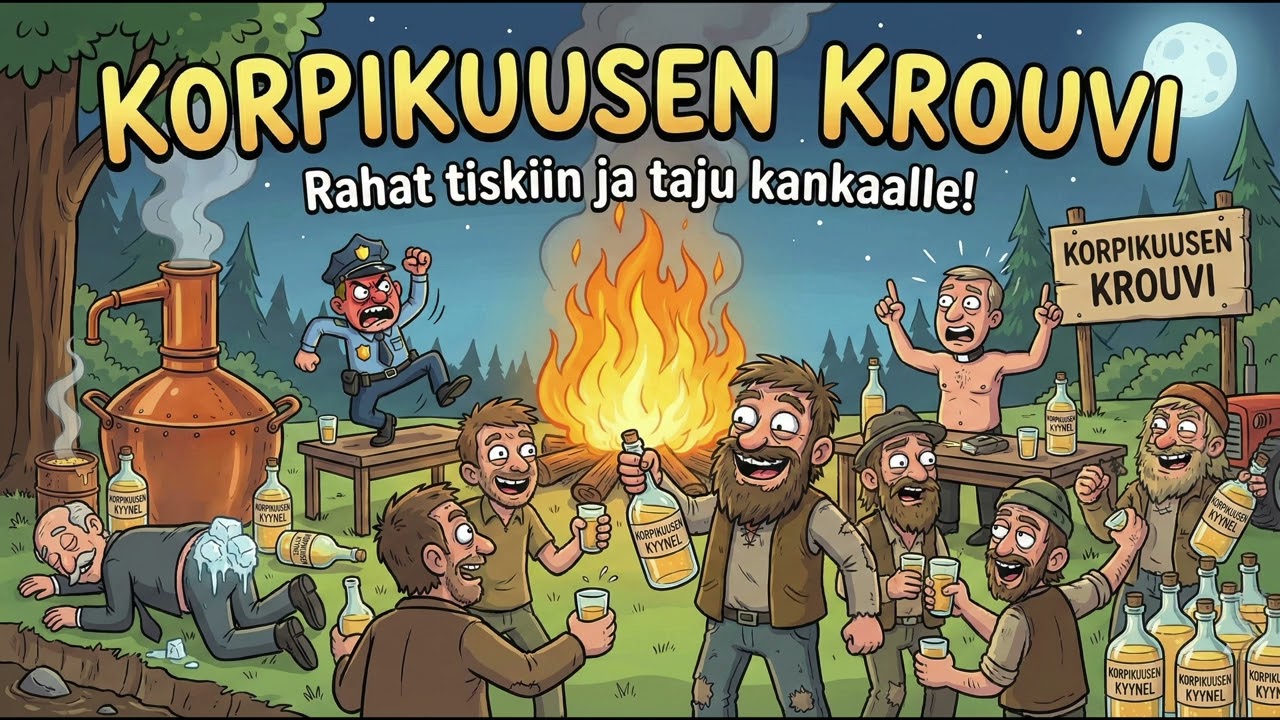 KORPIKUUSEN KROUVI // RAHAT TISKIIN // SUOMI FOLK PUNK 🍻🔥