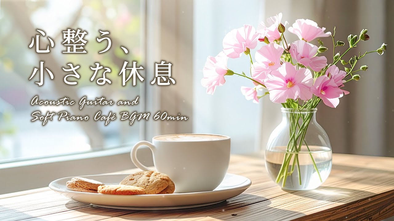 心整う、小さな休息☕心地よいギター＆ピアノのリラックスBGM｜作業用・読書用癒しカフェ音#chill  #CafeMusic #RelaxingMusic