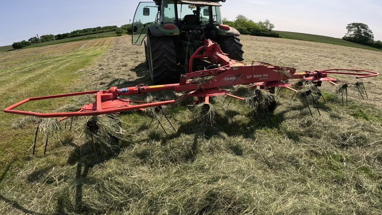 #47 Roztrząsamy siano🔥JohnDeere 5090R|Kuhn GF 5001
