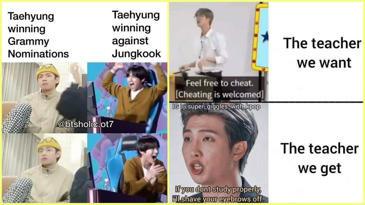 BTS memes for Jk's tattoo || tinytan || Rm live || GDA 2021