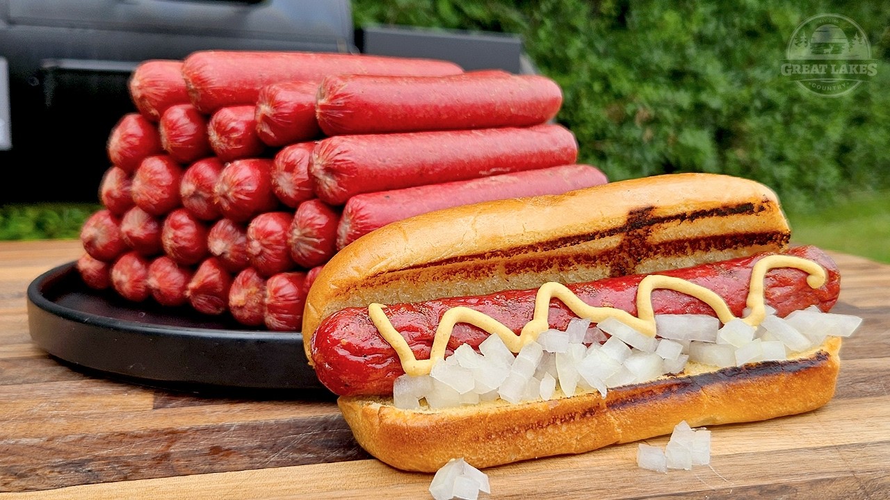 Making Skinless All-Beef Hot Dogs from Scratch - Easiest Smoked Franks at Home