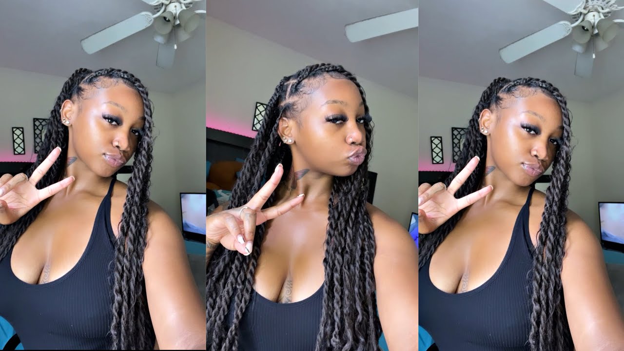 BOHO ISLAND TWIST TUTORIAL 🩷| Super Cute, Super Easy 😍