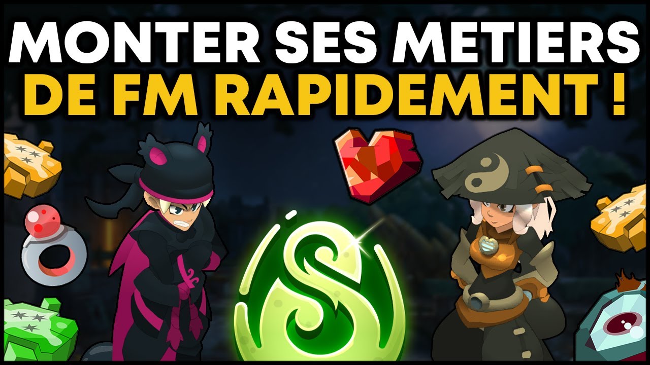 MONTER TOUS SES METIERS de FORGEMAGIE en MOINS D'UNE HEURE sur DOFUS !