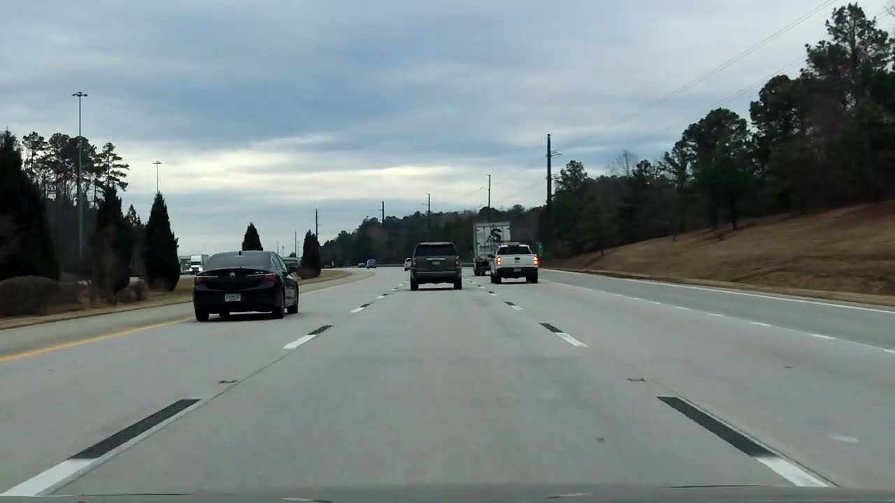 Triangle Expressway (NC 540 Exits 66 to 56) eastbound