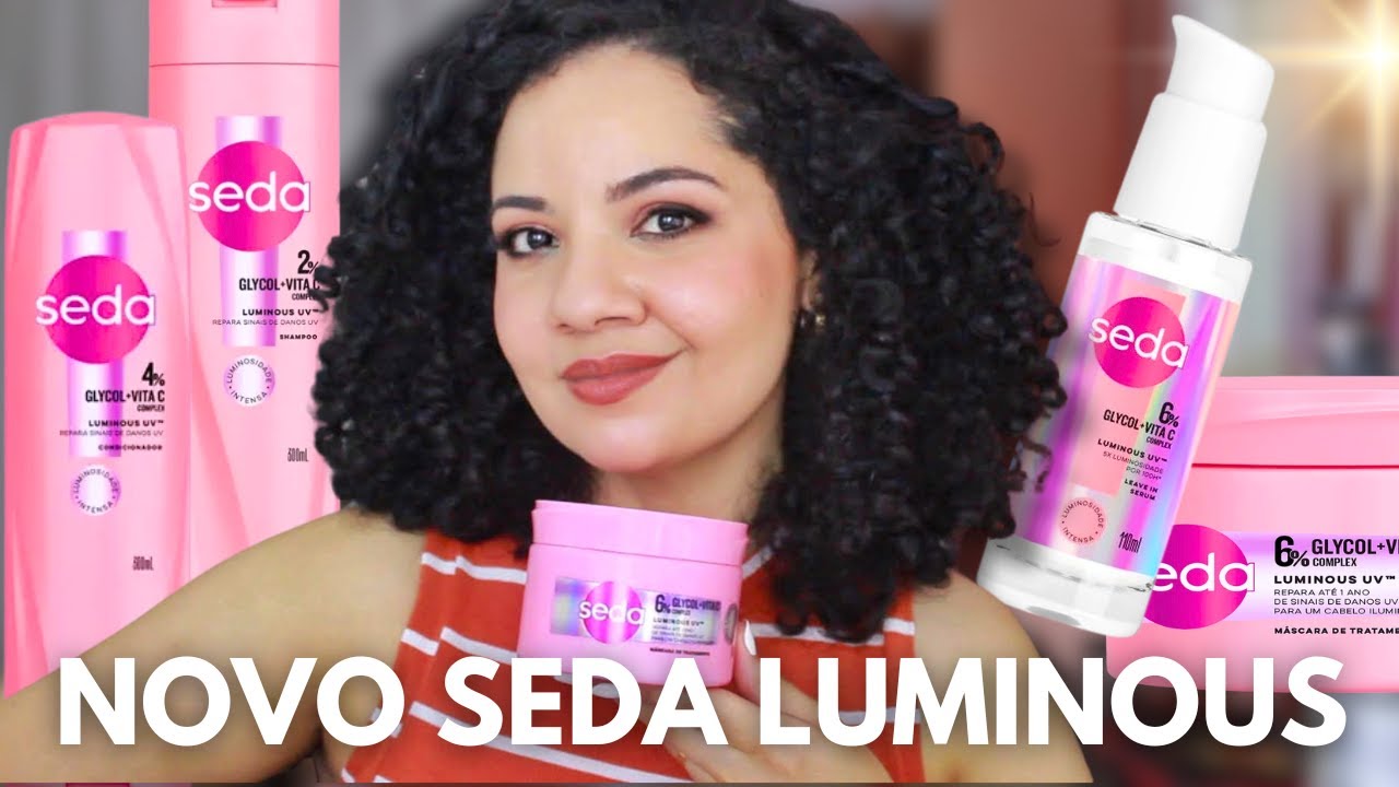 RESENHA NOVO SEDA GLYCOL VITA C LUMINOUS | FUNCIONA EM CABELO CACHEADO E POROSO?