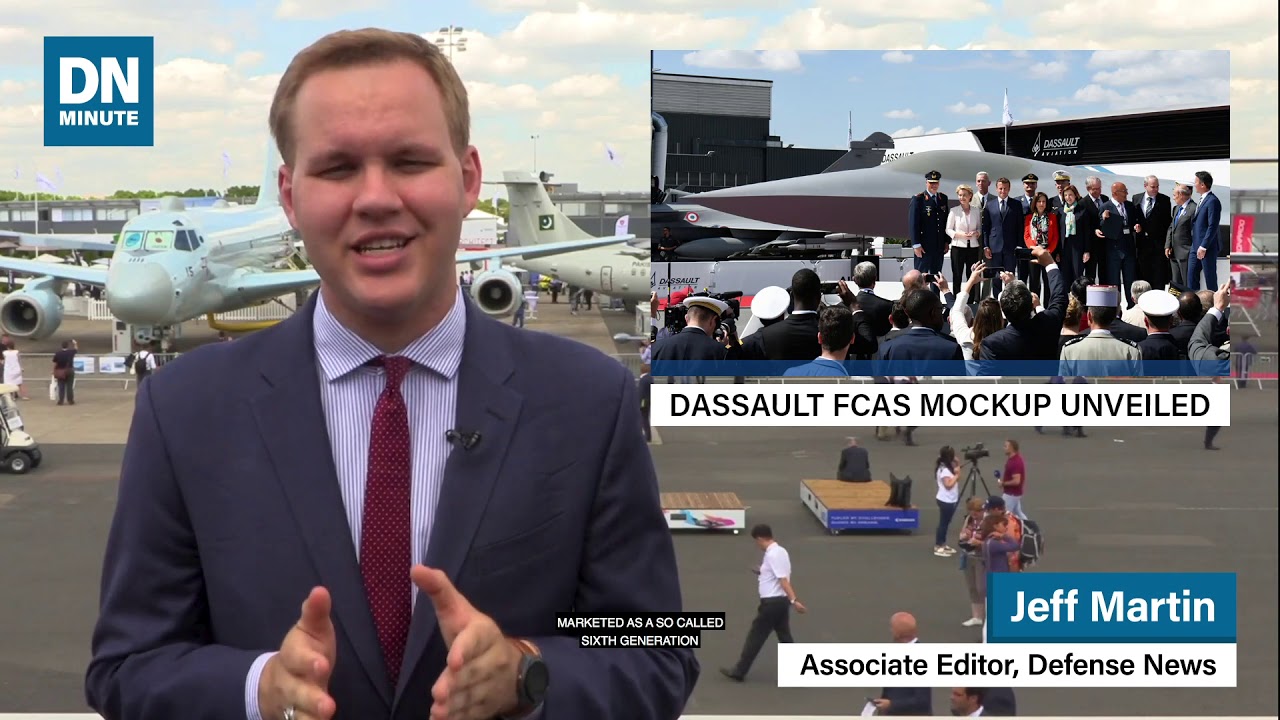 Future fighters unveiled at Paris Air Show Day 1 | Defense News Minute, June 17, 2019