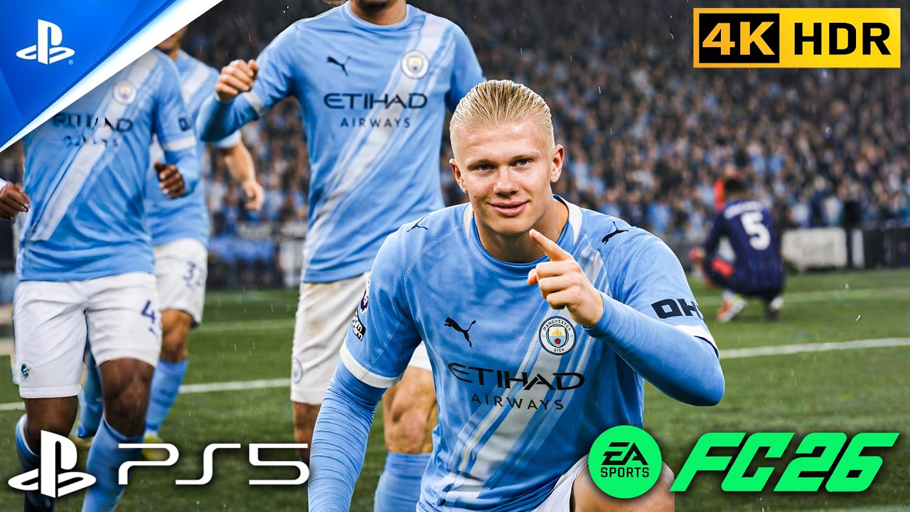 FC 26 - Manchester City Vs  Arsenal - UEFA Champions League 2026 Full Match | PS5™[4K60]