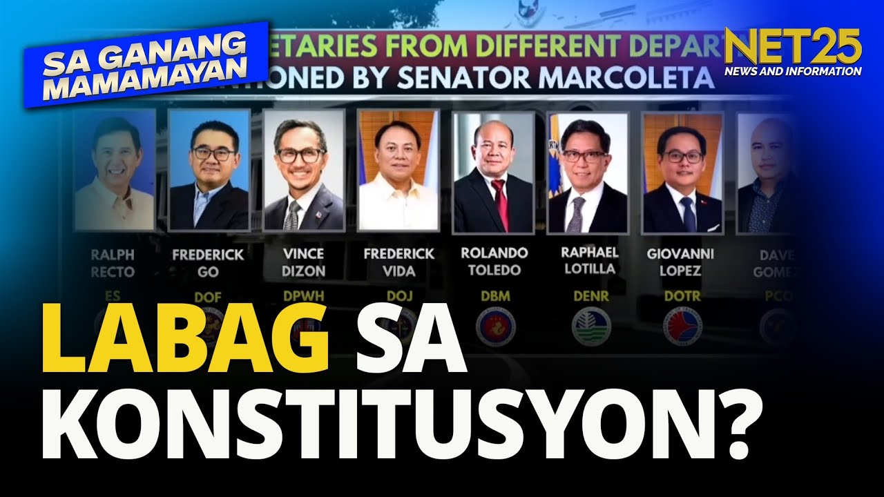 Mga acting Cabinet secretary, kuwestiyonado sa usaping konstitusyonal