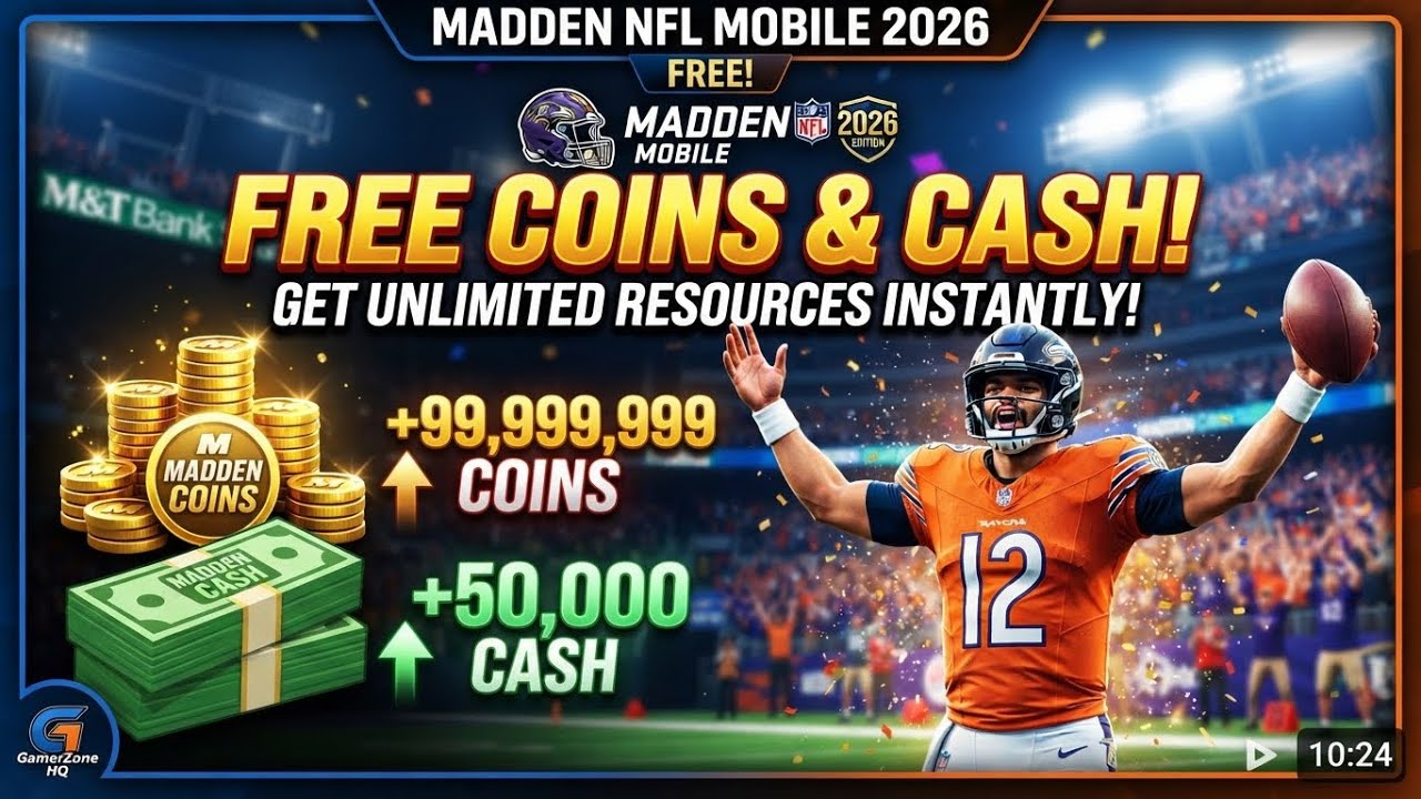Madden NFL Mobile Hack - Unlimited Coins and Cash (Android & iOS)