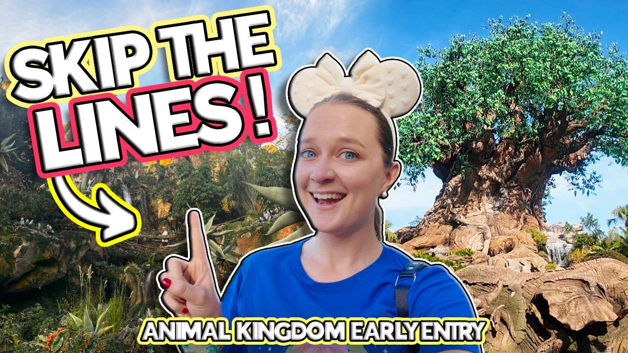 ПРОСТАЯ стратегия раннего входа в Animal Kingdom! (Покататься на ОБОИХ аттракционах Avatar в Rope...