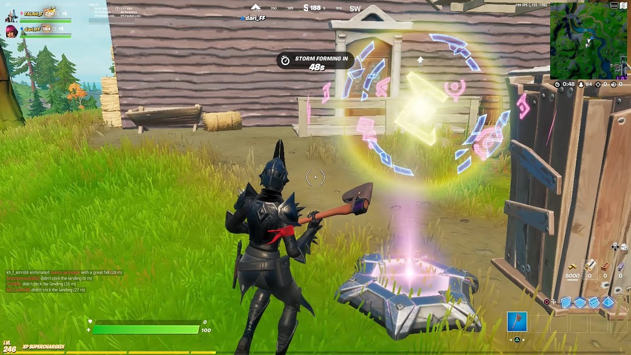 Use an Alien Hologram Pad at Risky Reels or the Sheriff's Office Location -Fortnite