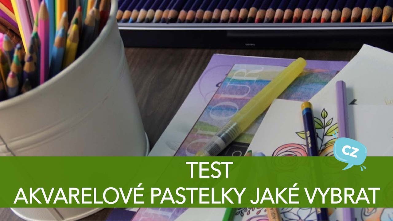 TEST - jaké akvarelové pastelky vybrat ?