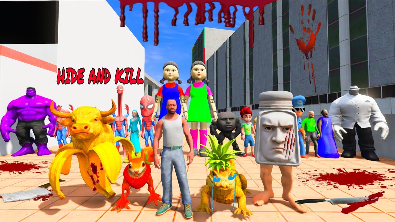 FRANKLIN PLAY HIDE AND SEEK IN INDIAN BIKE DRIVING 3D