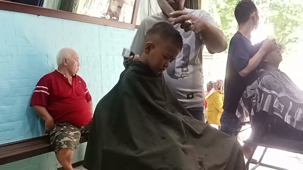 Setelah potong rambut.