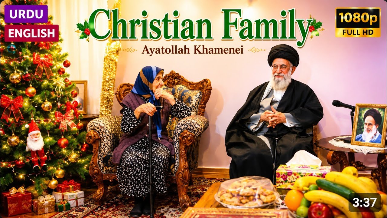 Ayatollah Khamenei Visiting a Christian Family🌹🏠 English & Urdu  | MuhibaanEditz  | خانواده مسیحی