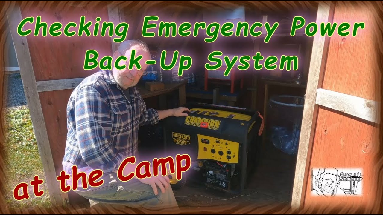 Проверка системы аварийного резервного электроснабжения лагеря