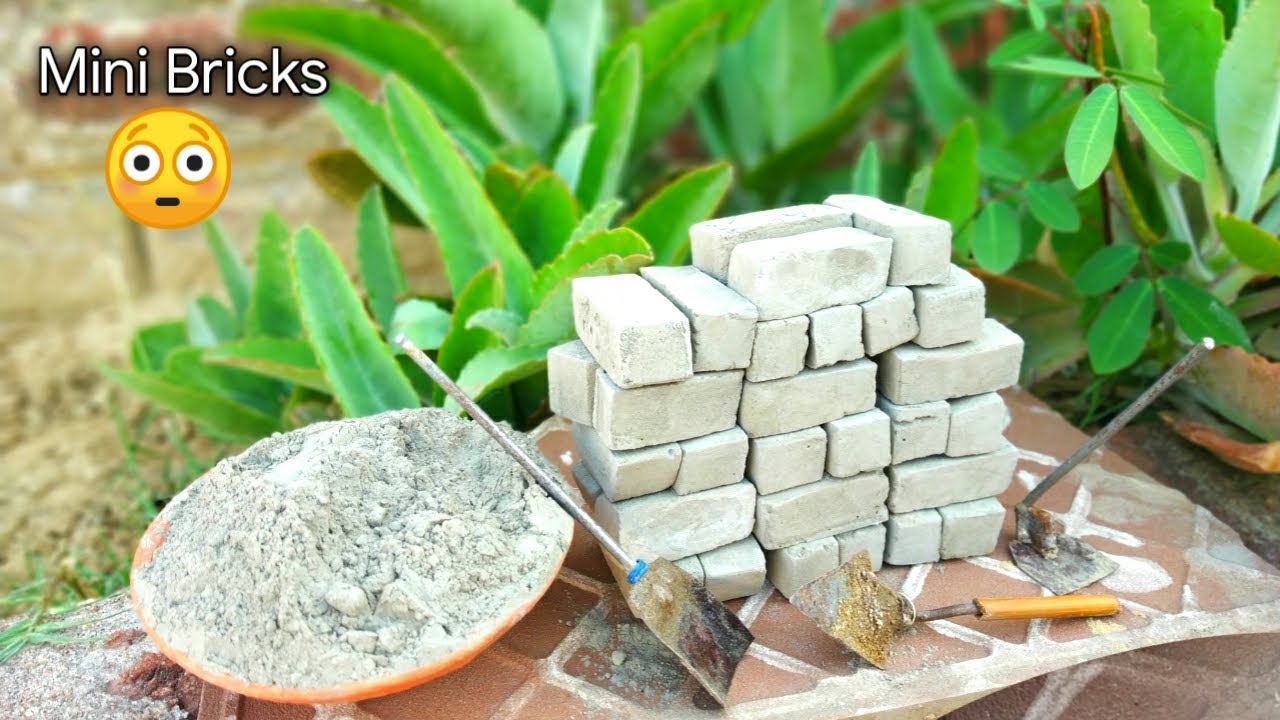 how to make mini bricks | mini  bricks project | shaitani ideas