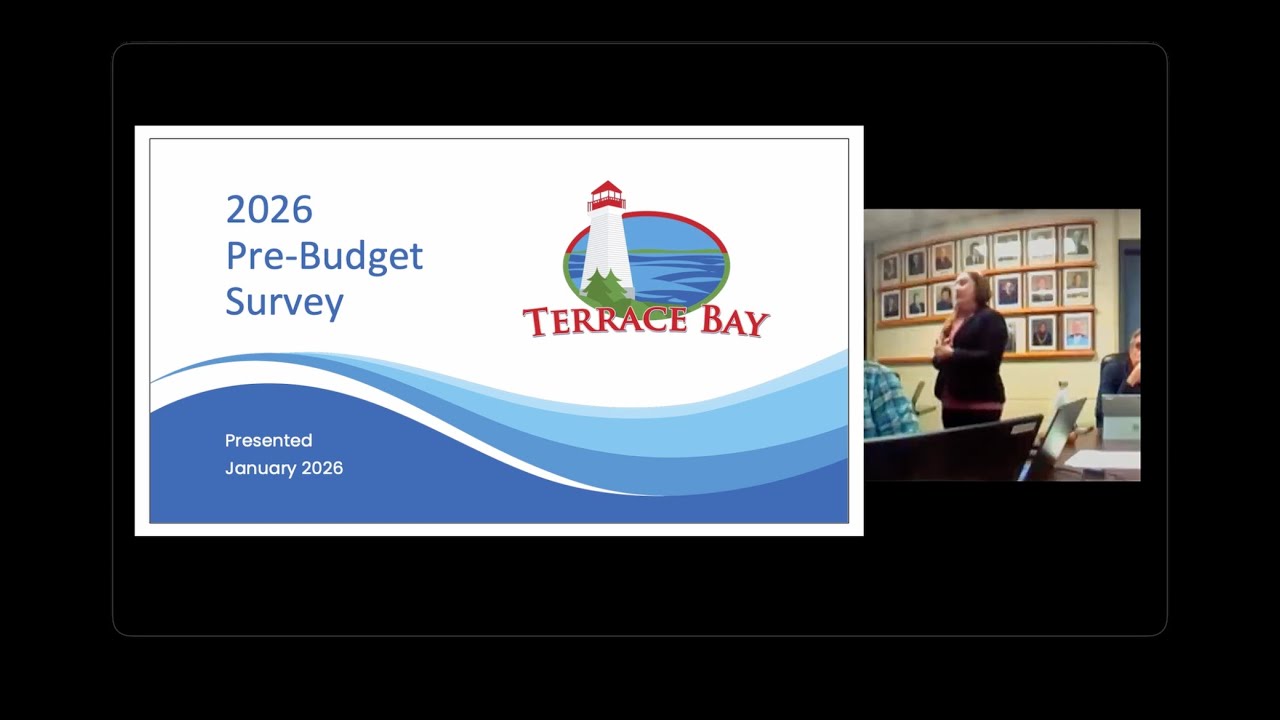 Terrace Bay council Meeting for January 12, 2026