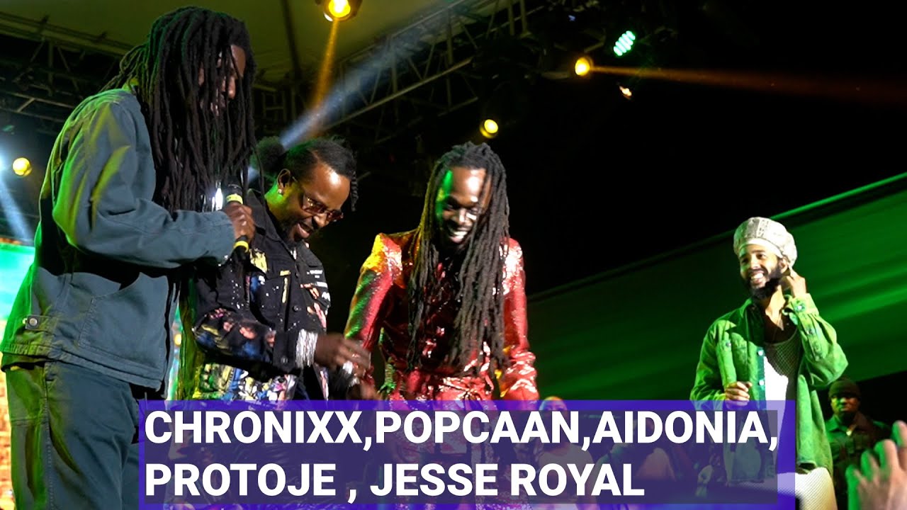 Chronixx, Protoje, Aidonia , Popcaan,&Jesse Royal Sing Each Others Song In Epic Performance