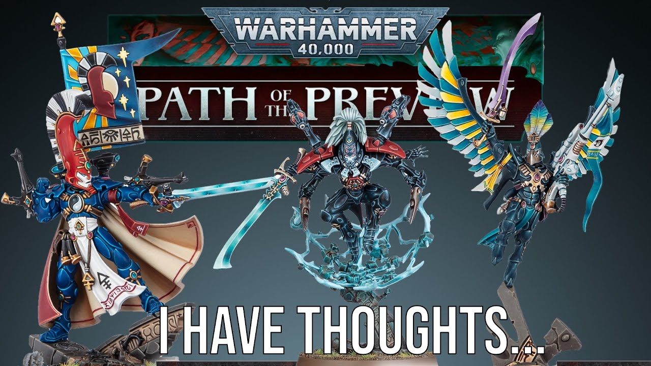 Warhammer Reveals! Next Aeldari wave (I have Thoughts...)