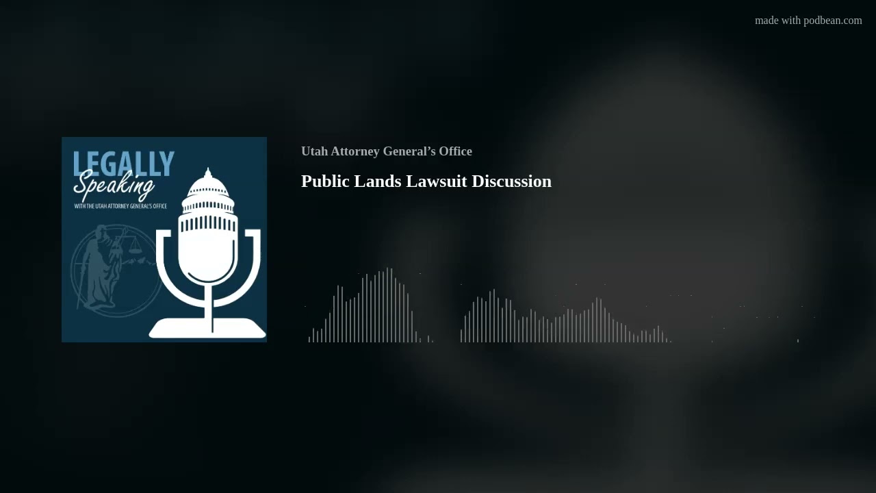 Public Lands Lawsuit Clarified