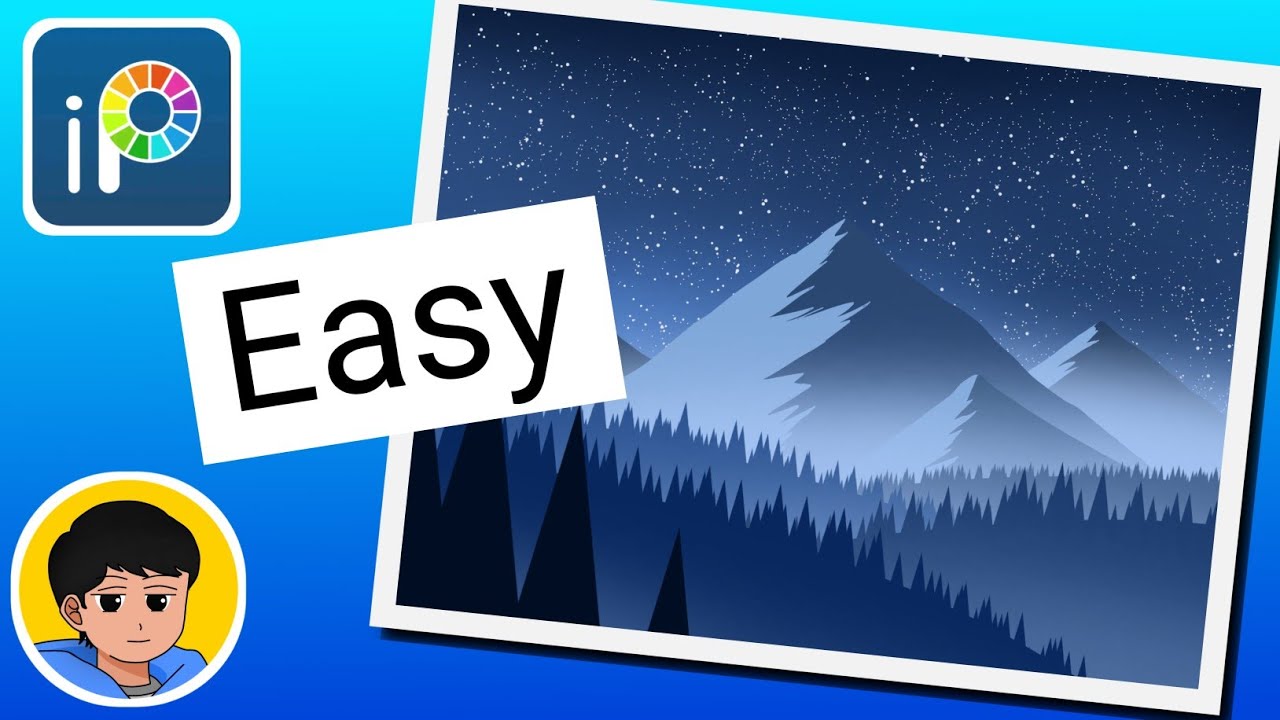 How To Draw Landscape In Ibis Paint X || Ibis Paint X Tutorial || Part 1 ||