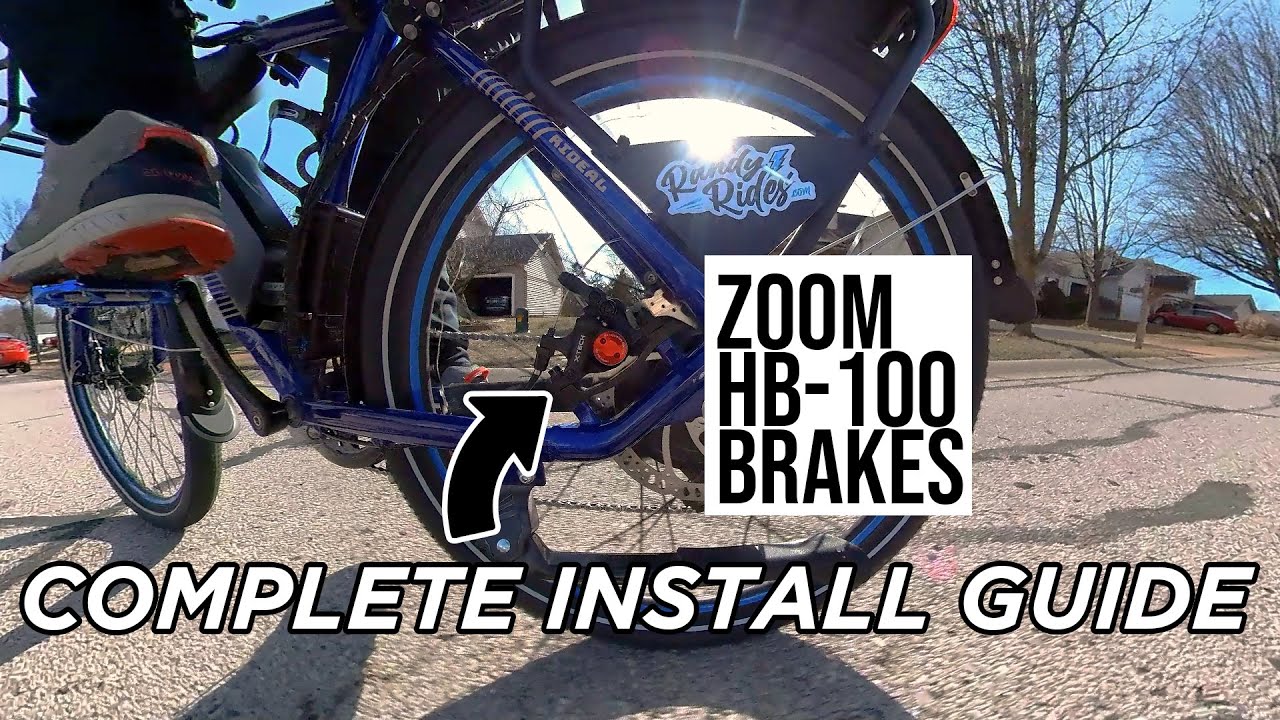 Install Zoom HB-100 hydraulic brakes on your Ariel Rider Rideal